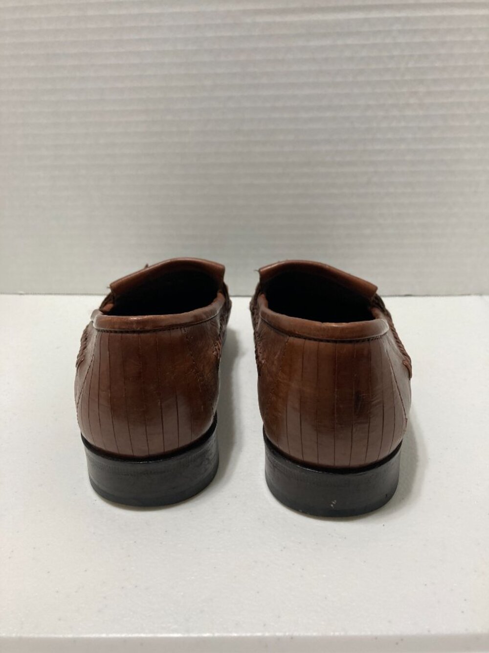 Vintage Cole Haan Country Women’s Kiltie Tassel Loafers Leather Brown Moccasins - Picture 7 of 12